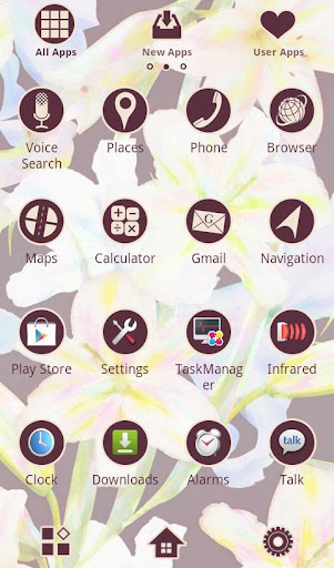 Flower Wallpaper Vintage Lily Screen 2