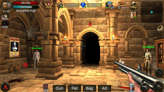 Skjermbilde av Dungeon Shooter: Dark Temple