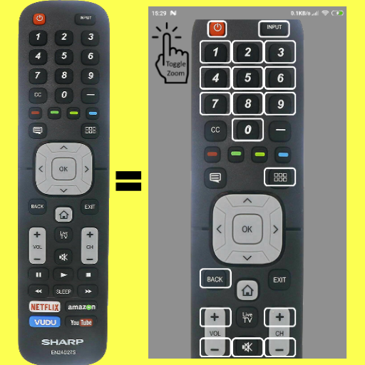 SHARP TV IR SIMPLE NO SETTINGS logo