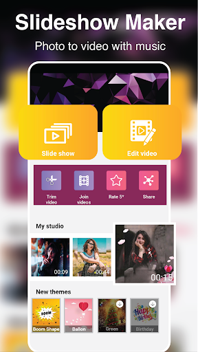 Android application Slideshow Photo Video Maker screenshort