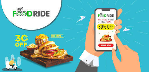 Android application Foodride:Online Food Delivery screenshort
