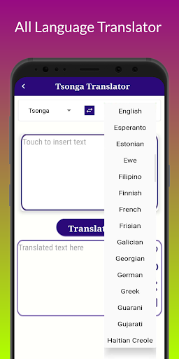 Tsonga Translation Screen 3