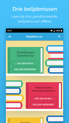 Android application Belijdenis.nu screenshort