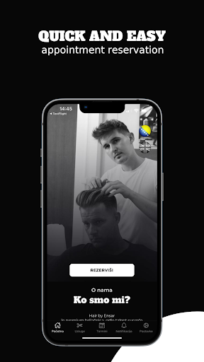 Android application Hair by Ensar screenshort