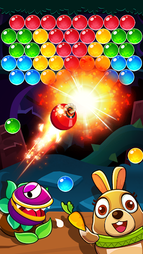 Bunny pop bubble pet puzzle Screen 2