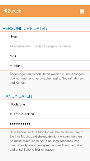 Enterprise Voicemail Screen 3