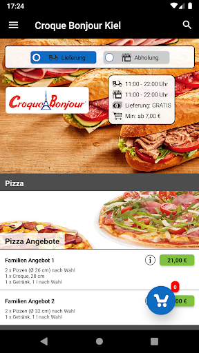 Android application Croque Bonjour Kiel screenshort