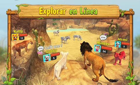 Captura de Pantalla 10 Sim de clán de leones online:  android