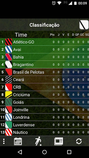 Android application Brasileirão FAN B screenshort