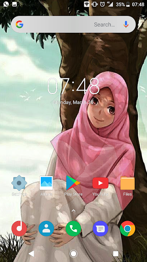 TOP Hijab Cartoon Wallpaper HD