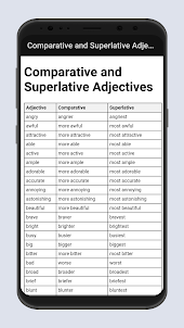 Comparative & Superlative Adj