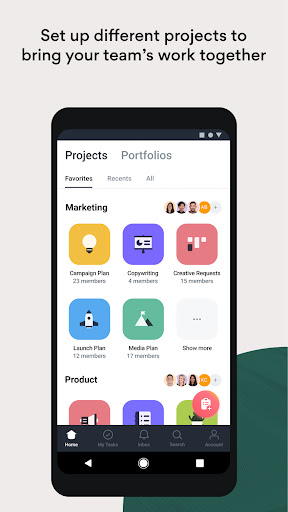 Asana: Work in one place screenshot 2