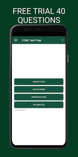 CISM Test Prep 2024 Screen 2