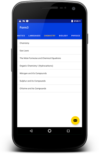 Android application Form 3 Revision Notes & Exams screenshort