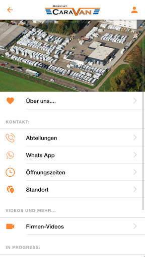 Brecht Caravan App Screen 2