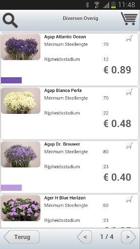 Android application Rewi Flowers screenshort