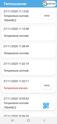 Termoscanner Notifiche