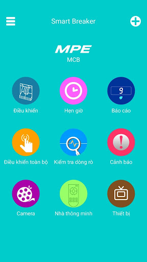 Android application MPE SMART BREAKER screenshort