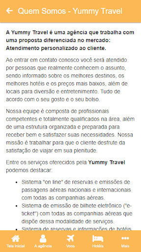 Yummy Travel Screen 3