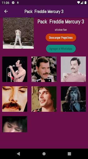 Freddie Mercury Stickers