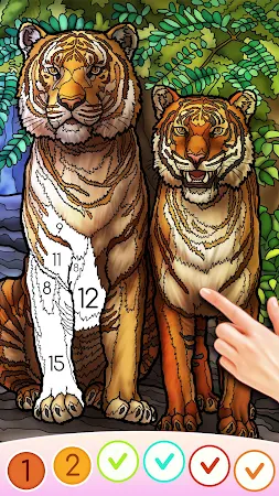 Game screenshot Color Swipe Coloring Book game apk download
