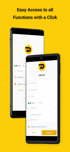 Android application iDeliver screenshort