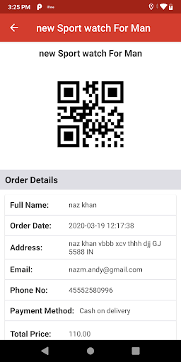 iTime - Delivery App Screen 3