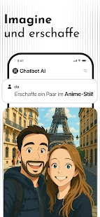 Chat Bot AI - KI auf Deutsch Bildschirmfoto