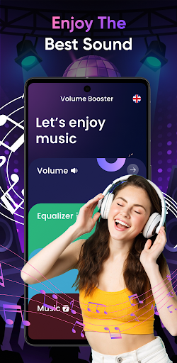 Equalizer Volume Bass Booster Screenshot 1 - AppWisp.com