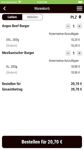 Burgerhaus Rahden Screen 2