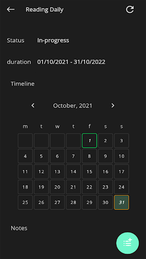 Planaact - Progress Every Day Screen 3