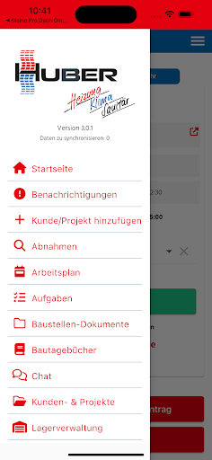 Android application Huber-HKS screenshort