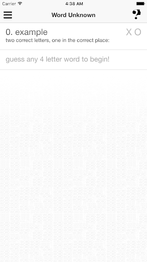 Word Unknown Screen 3