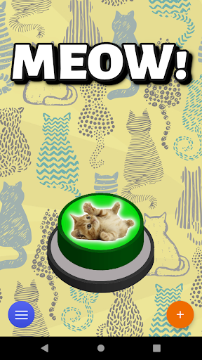 Android application Meow Cat Kitten Sound Button screenshort
