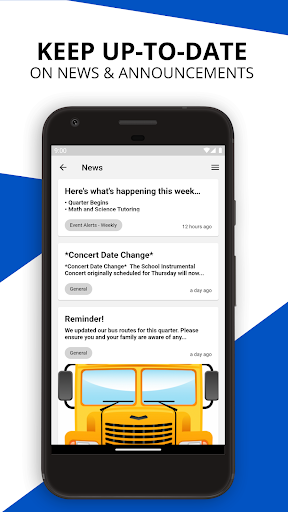 Android application Washington Island Schools screenshort