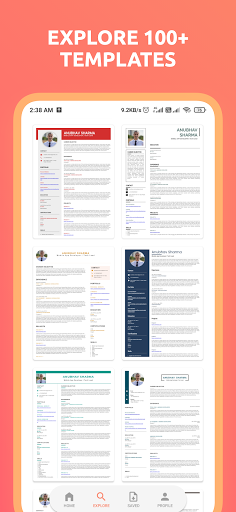 ResumeX: cv resume maker app Screen 3