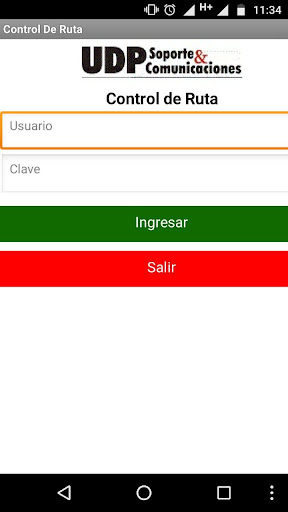 Control de Ruta MK Screen 2