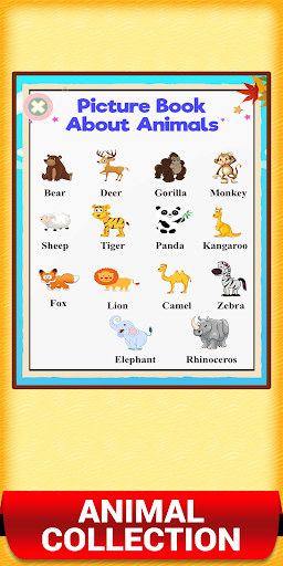 Android application First Words Picture Dictionary screenshort