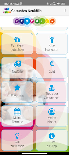Android application Gesundes Neukölln screenshort