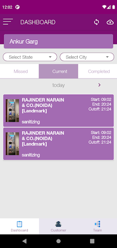 Tenon Work Tracker Screen 2