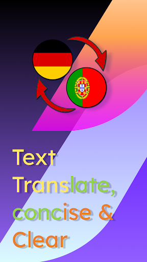 Android application German Portuguese Translate screenshort