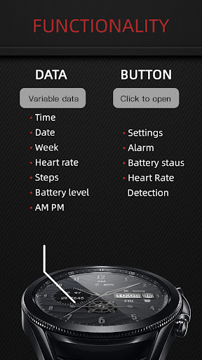 Mechanical texture For Wear OS Screen 2