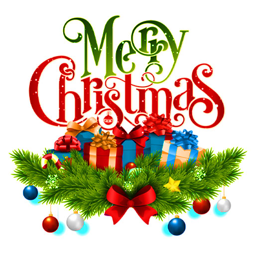 Merry Christmas wishes logo