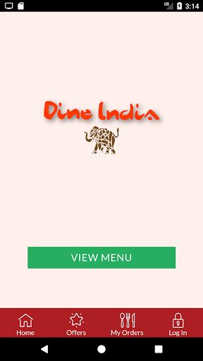 Android application Dine India CH61 screenshort