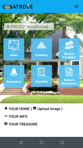 Android application CasaTrove screenshort
