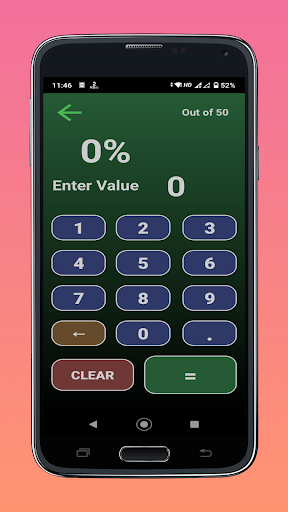 Percentage Converter Screen 2