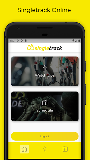 Android application Singletrack TV screenshort