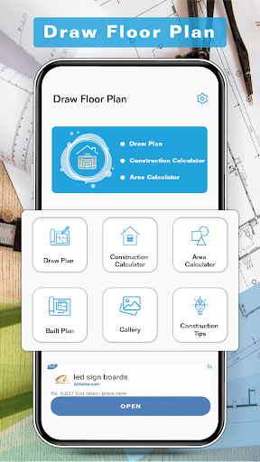 Android application Home Designs, Draw Floor Plan screenshort