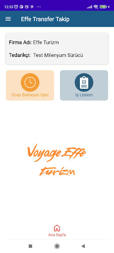 Effe Transfer Takip Screen 2