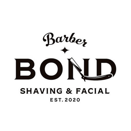 SHAVING＆FACIAL　Barber　BOND logo